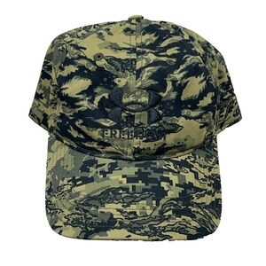 Under Armour Camo Hat Cap Strap Back Camo Freedom Military Army Tactical Adult